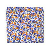 Summertime Aesthetic orange fruit watercolor pattern