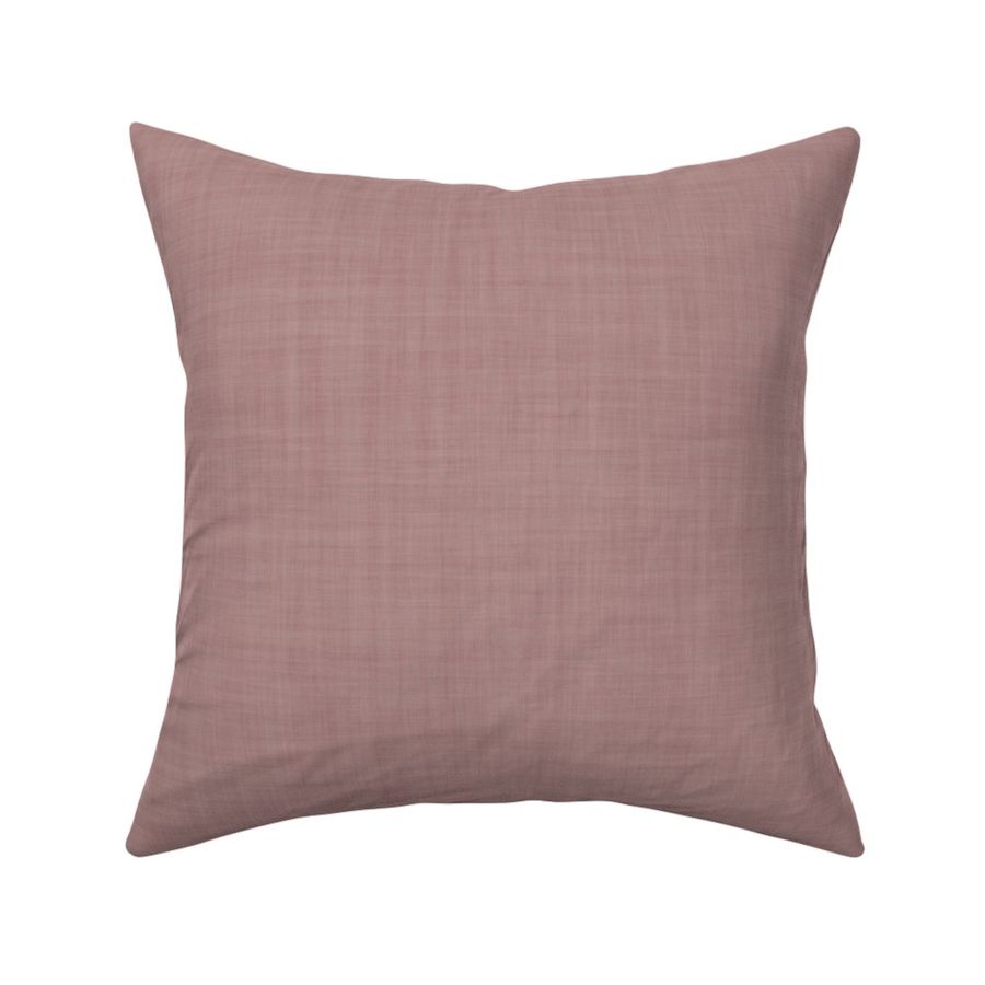 linen - copper rose pink - subtle faux linen texture