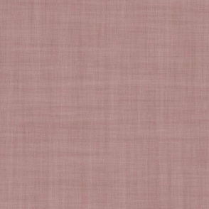 linen - copper rose pink - subtle faux linen texture