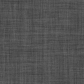 linen - dark charcoal grey black - subtle faux linen texture