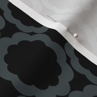Black gray simple minimalist pattern