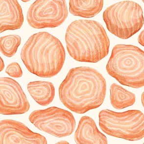 24" Mable Stones - Pantone Peach Fuzz 