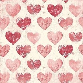 Grunge Valentine's Hearts