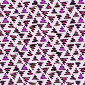 Colorful triangle-purple
