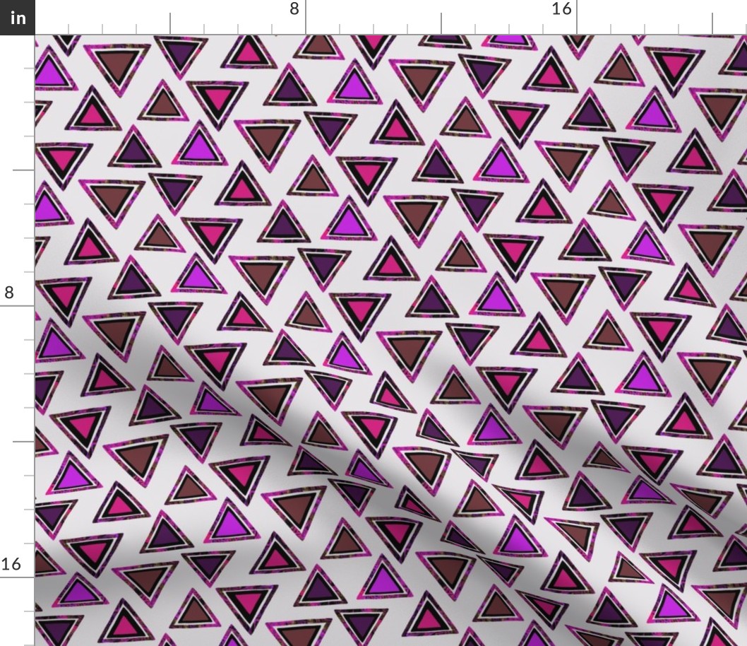 Colorful triangle-purple