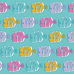 cute kids stripey fish