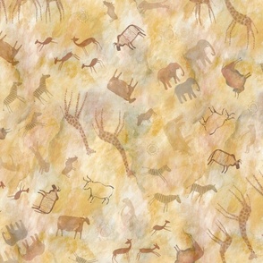 Rock Art, beige. From Africa