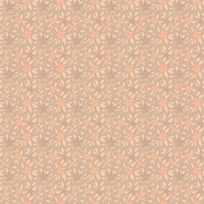 January Blossom Floral Welcoming Walls Peach Fuzz Wallpaper Fabric 2024-01-19 S