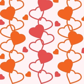 Love Bundle Connecting Hearts Red Orange-08