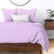 Mystic boho universe sun moon phase and stars sweet dreams modern nursery  neon purple on lilac