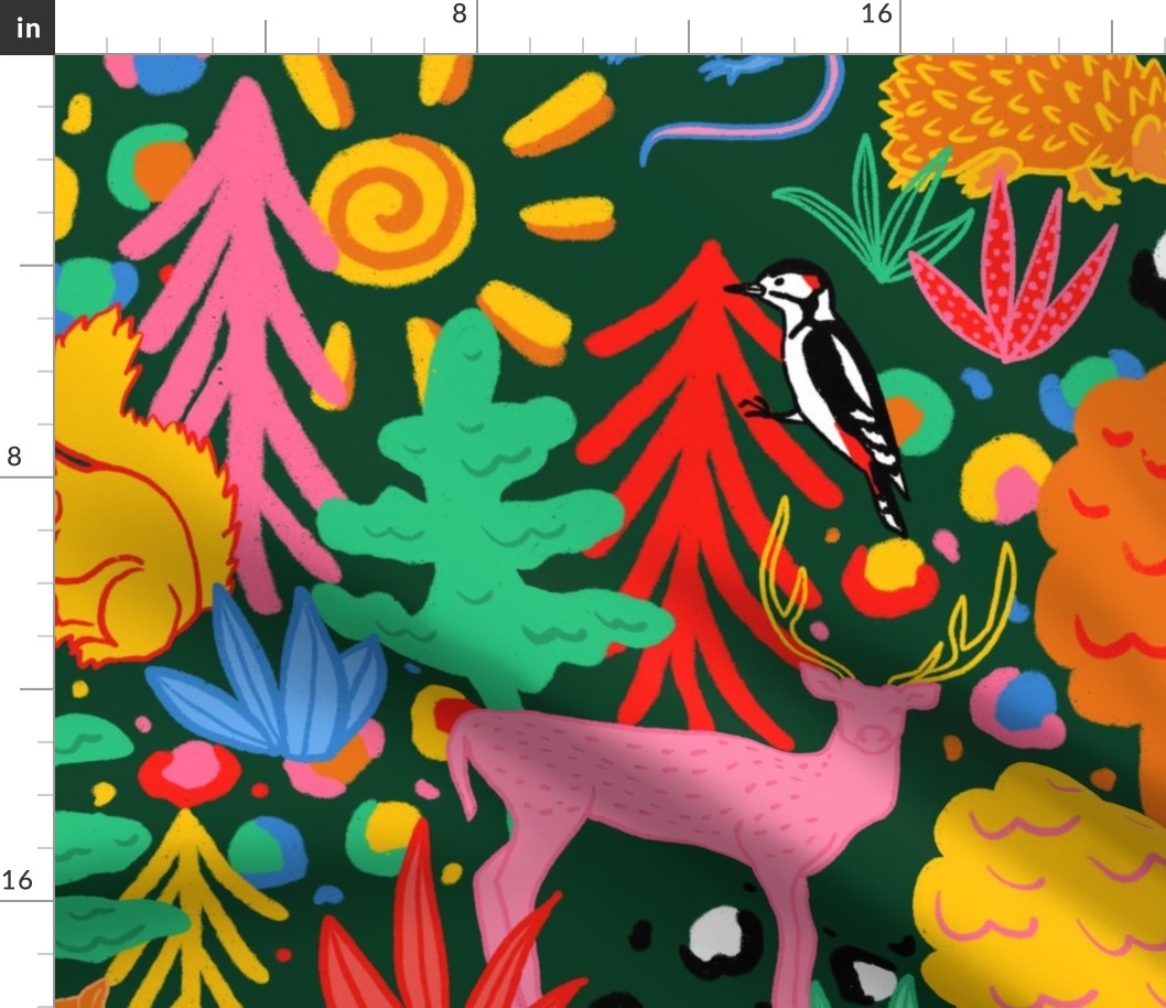 Multicoloured Forest Biome