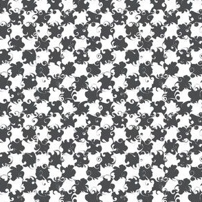 Mini Black and White Stylish Checkerboard