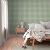 Minimal Squares - Sage Green and White