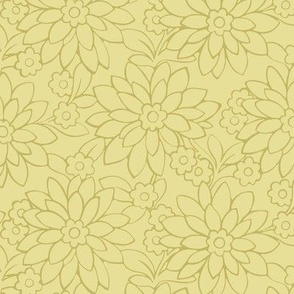 blossom chain - yellow