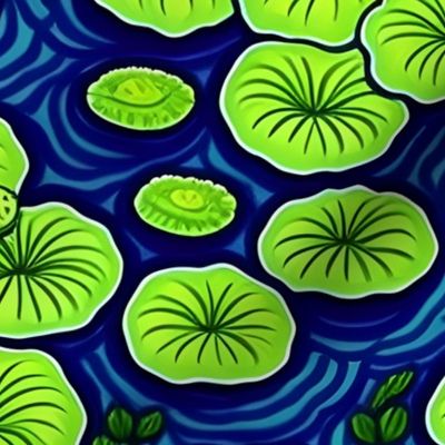 My lily pad or yours?