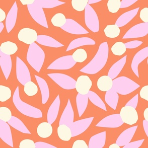 Fresh Citrus Grove - Handcrafted Paper Leaf Pattern