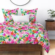 Bright Spring Florals Large Pink 