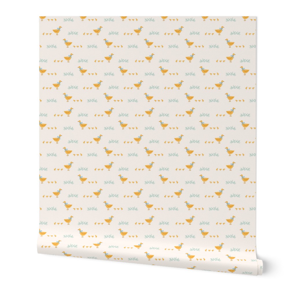 Ducks and Ducklings in Cream