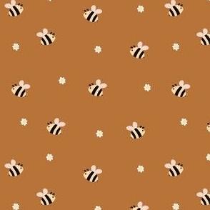 Small Scale // Sienna Brown Spring Summer Honey Bees