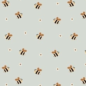Small Scale // Mint Green Spring Summer Honey Bees