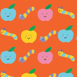 Happy-Apples-and-Worms-Orange