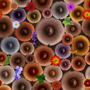 ClusterFung Mushroom Nature Pattern