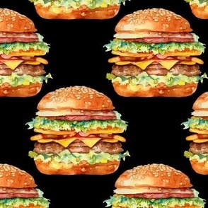 Cheeseburger Picnic - Black