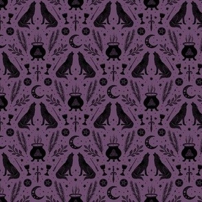 Witching Hour - Micro - Dark Amethyst Purple & Dark Night Black - Magic Spells
