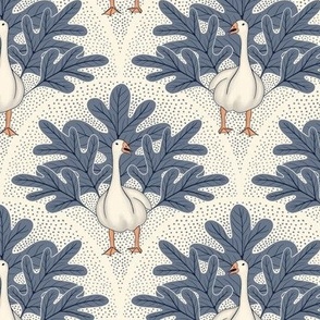 medium // Cobalt Blue  Silly Goose Kids Pattern