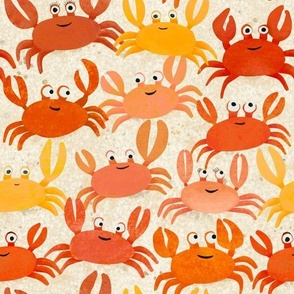 Cast of Crabs - orange (medium)