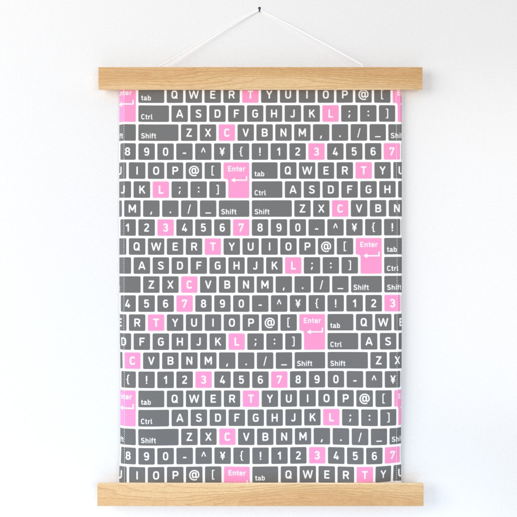 keyboard pink