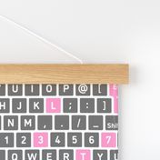 keyboard pink