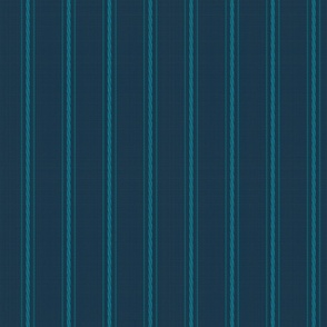 Woven Stripe Turquoise - Teal