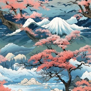 Japanese style landscape 3