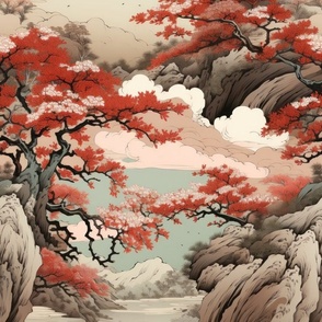 Japanese style landscape 13