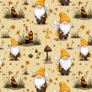 Cute Gnome Honey Bee