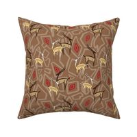 gazelles in savannah and animalier- hand drawn- small size-2024