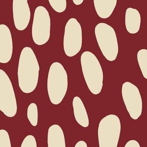 Organic Dots red Large