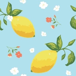 Lemons and Flowers (large)