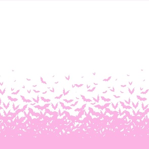 Bats Repeat Pink on White