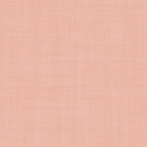 linen - stone fruit peach fuzz - subtle faux linen texture