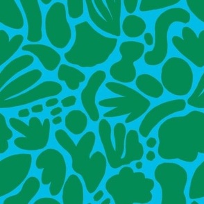 abstract ocean - green and blue 