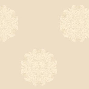 magnolia cream motif  