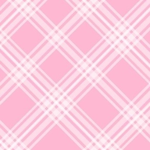 Pink and White Plaid for Baby Girl Nursery