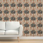 Forest Wildlife - Beige - Large