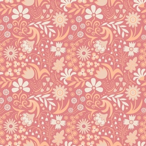 Peach Floral Fun