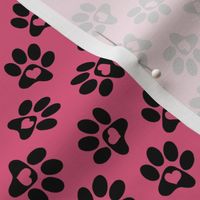 Pawsitively Heartwarming in pink and black