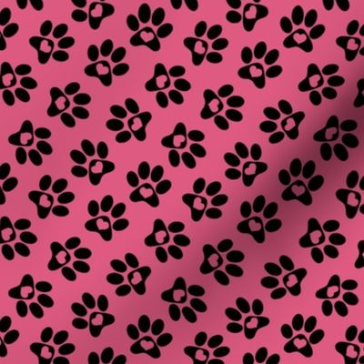 Pawsitively Heartwarming in pink and black