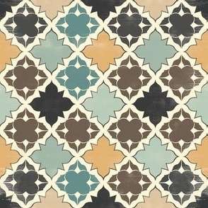 Simple moroccan tile with dirtlook