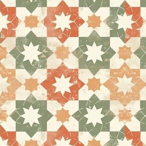 Moroccan tile with dirtlook